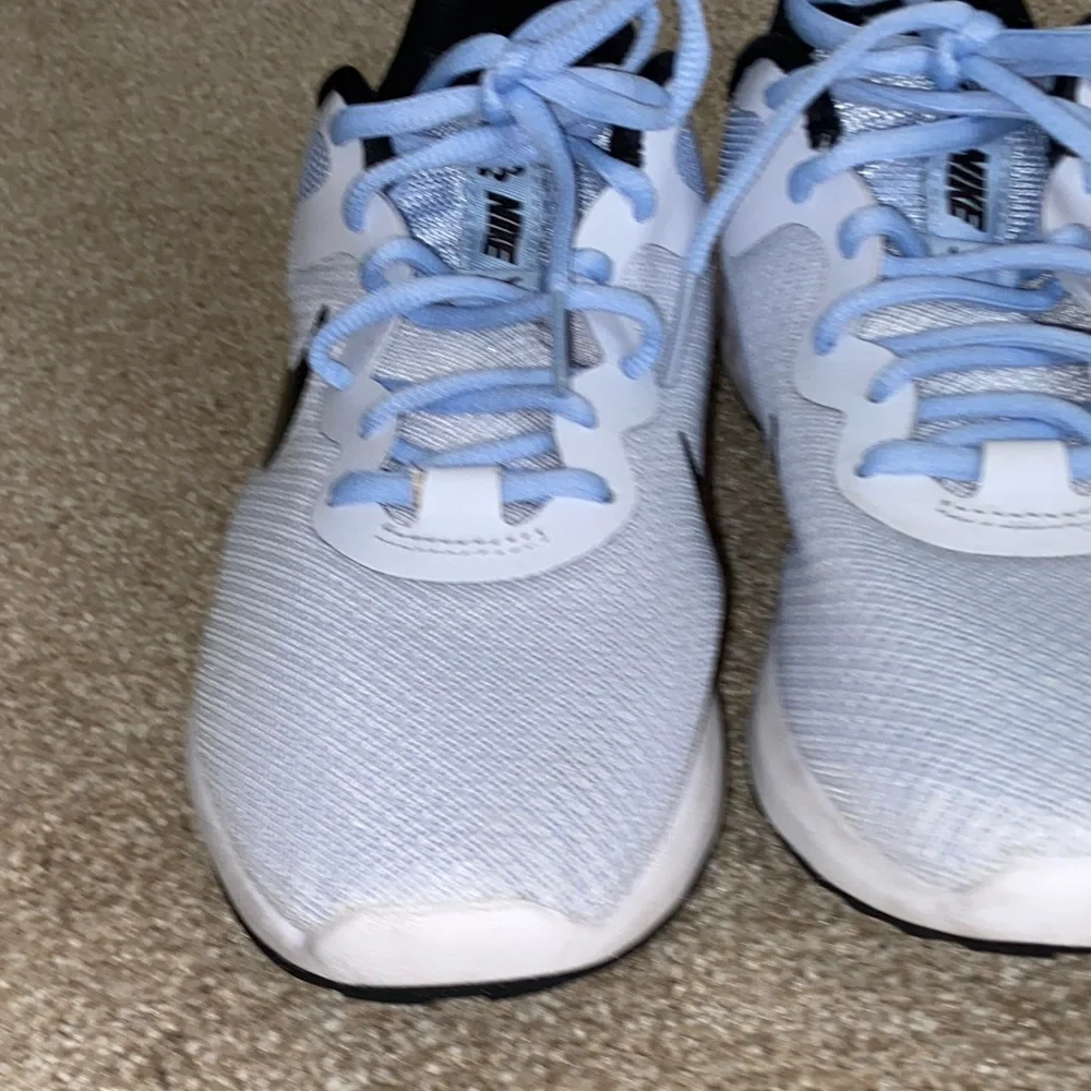 Nike revolution 6 Next Nature Sky Blue and Black Running Shoes. Size7